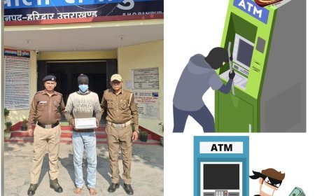 कोतवाली रानीपुर: एटीएम तोड़कर नगदी उड़ाने की साजिश नाकाम, शातिर चोर गिरफ्तार