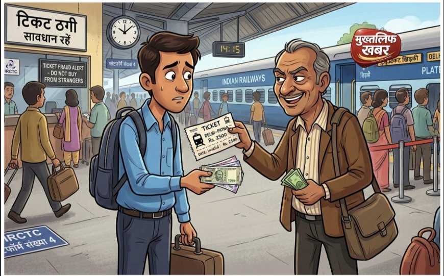 हरिद्वार स्टेशन पर टिकट कंफर्म कराने का झांसा, ठगी करने वाला गिरोह बेनकाब — दो आरोपी गिरफ्तार..