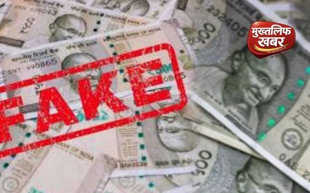 Roorkee:- बाजार में जाली नोट चलाने   आए शातिर को पुलिस ने दबोचा, पांच/पांच सौ के नकली नोट बरामद..