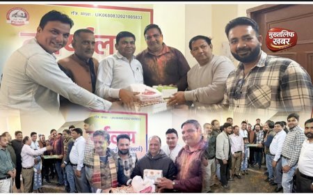 रंग, रिश्ते और जिम्मेदारी: प्रेस क्लब महानगर रुड़की (रजि.) में दिखा होली का अनोखा उत्साह..