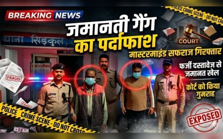 पेशेवर जमानती गैंग का भंडाफोड़, मास्टरमाइंड सहित दो गिरफ्तार