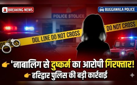 "नाबालिग से दुष्कर्म का आरोपी गिरफ्तार, हरिद्वार पुलिस की त्वरित कार्रवाई"