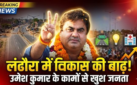 लंढौरा में विकास की रफ्तार तेज, विधायक उमेश कुमार के कामों से खुश जनता