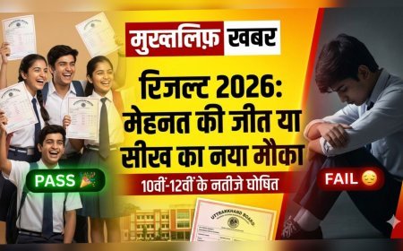 मुख्तलिफ़ खबर | मेहनत रंग लाई या मिली सीख — 10वीं-12वीं रिजल्ट जारी
