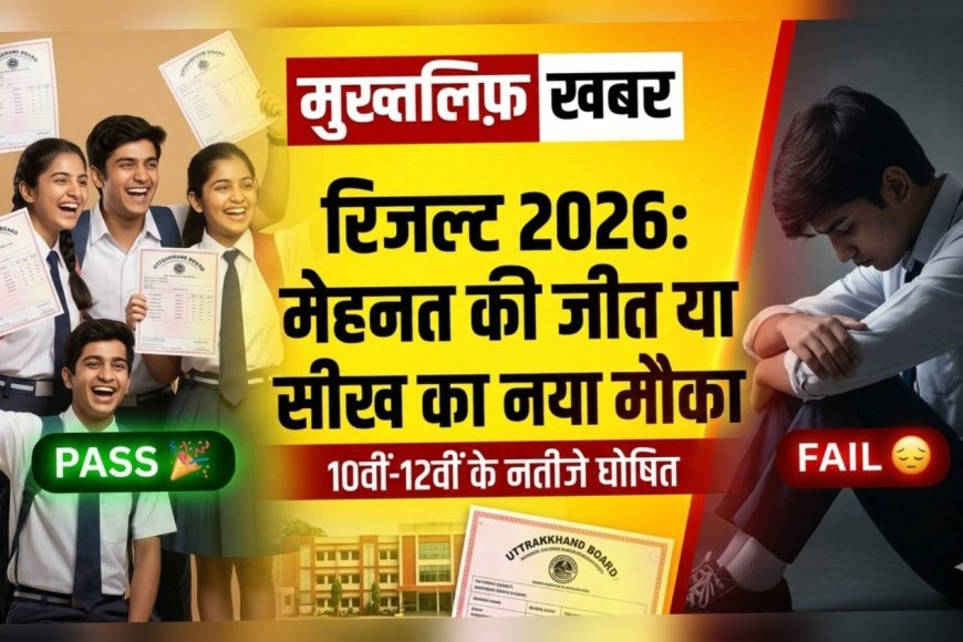 मुख्तलिफ़ खबर | मेहनत रंग लाई या मिली सीख — 10वीं-12वीं रिजल्ट जारी