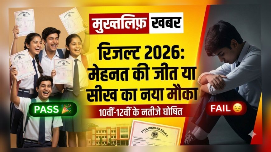 मुख्तलिफ़ खबर | मेहनत रंग लाई या मिली सीख — 10वीं-12वीं रिजल्ट जारी