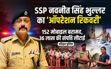 SSP नवनीत सिंह भुल्लर के “ऑपरेशन रिकवरी” का असर: 152 मोबाइल बरामद, 36 लाख की संपत्ति लौटाई