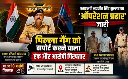 एसएसपी नवनीत सिंह भुल्लर का “ऑपरेशन प्रहार” जारी, पिल्ला गैंग को सपोर्ट करने वाला एक और आरोपी गिरफ्तार