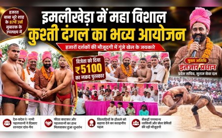 इमलीखेड़ा में महा विशाल कुश्ती दंगल का भव्य आयोजन